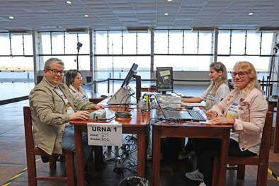 TRE-SE Entrega das mídias de votação da 27ª Zona Eleitoral de Aracaju