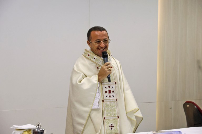 Pe. Antônio da Cunha, Pároco da Paróquia Nossa Senhora do Santíssimo Sacramento e Vigário Episco...